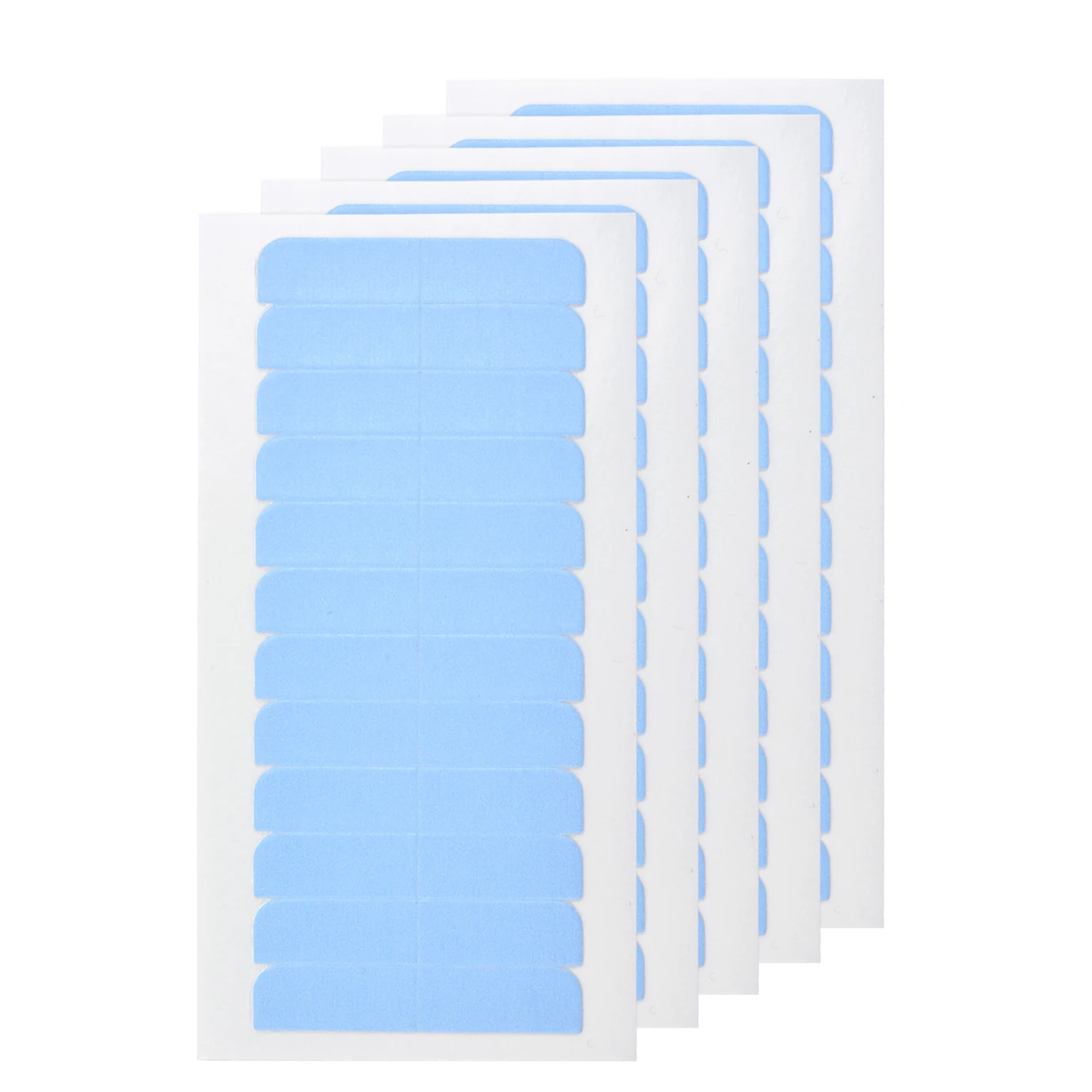 머리 연장 또는 가발용 양면 교체 테이프 5장 60개 머리 연장 접착 테이프