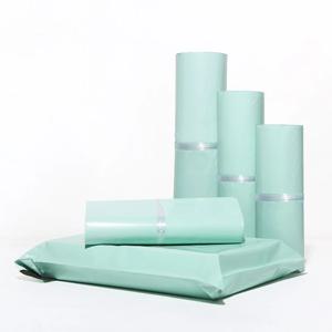 20PCS 택배 가방 봉투 녹색 포장 배달 가방 방수 자체 접착 인감 주머니 메일 링 가방 플라스틱 운송 가방