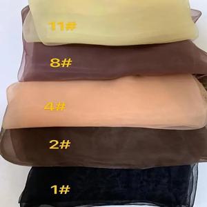 실크 토퍼 및 보이지 않는 테이프 헤어 익스텐션 제작용 실크 네트