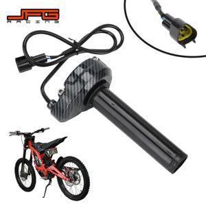 카본 파이버 컬러 스로틀 턴 그립 핸들바 서론 X/S 라이트비 전기 자전거 오토바이 액세서리용 가속