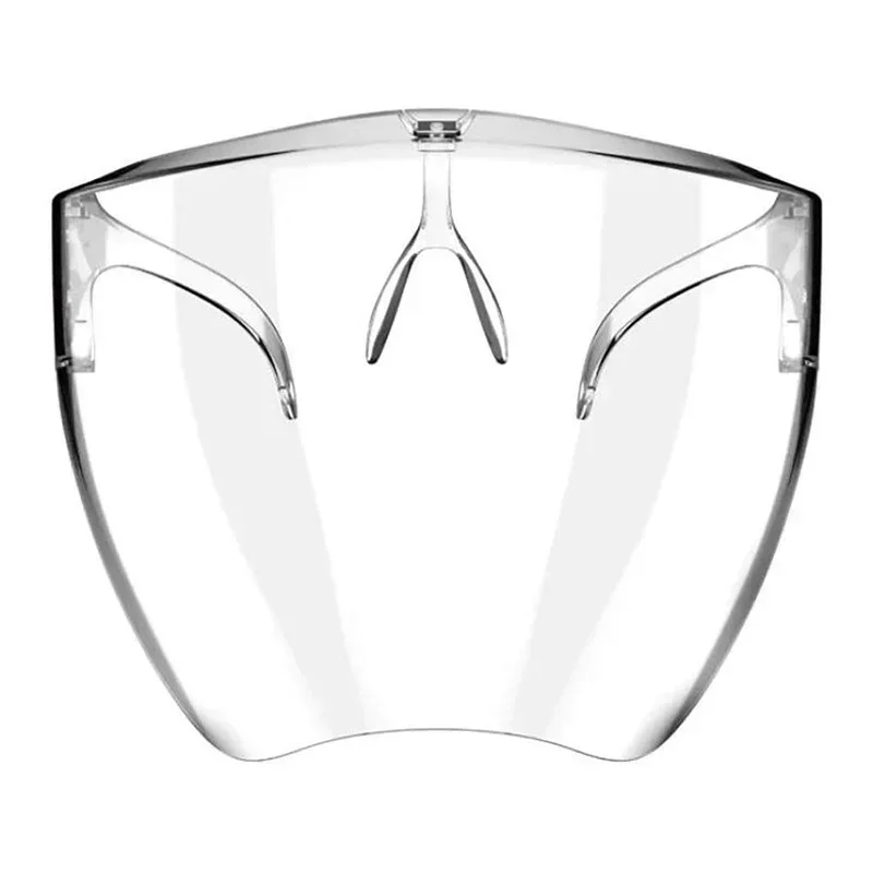 보호용 안면 보호대 안경 선글라스 투명한 안개 방지 비말 방지 보호 마스크 전면 덮힌 안전 선글라스