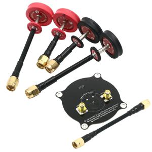 파고다 2/트리플 피드 패치 5.8G 5dBi 50W 전방향성 옴니 FPV 평면 패널 파고다 안테나 LHCP/RHCP SMA/RP-SMA