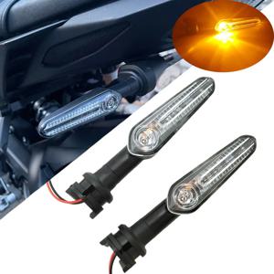 오토바이 미니 LED 회전 신호등 모토 깜박이는 빛 clignotant 모토 led For YAMAHA MT07 Tracer 700 XJ6 FZ6 MT09 900 MT10