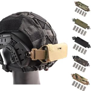 BOOIU Airsoft 전술 헬멧 NVG 카운터 웨이트 파우치 (OPS 코어 Fast BJ PJ MH 헬멧 액세서리 용 5 개의 카운터 블록 포함)