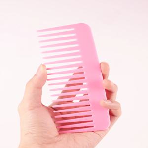 1 두꺼운 플라스틱 내열성, 정전기 방지 긴 이빨, 넓은 이빨 살롱 헤어스타일 빗 실제 머리 가발용 특별 제품