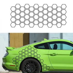 자동차 스티커 범용 벌집 그래픽 필름 자동차 바디 장식 스티커 자동차 외관 스티커 자동 비닐 벌집 오픈 스타일 테이프