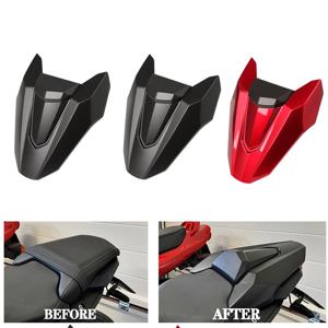 오토바이 뒷좌석 커버 후면 테일 커버 혼다 CBR650R CB650R 용 고무 패드가있는 페어링 카울 2019-2023 2022 2021 2020