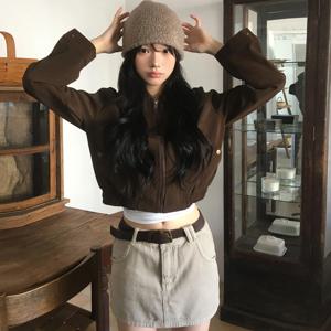 기품 있는 재킷 직선형 2025년 봄 단일 조각 순색 기품 있는 칼라 출퇴근용 재킷 자켓 상의 재킷 자켓 상의 재킷