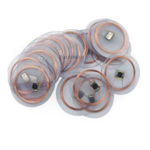 투명 플라스틱 근접 키포브 태그, 코인 모델 RFID, 125KHz, EM4100, 125KHz 태그, 25mm, 10PCs/로트