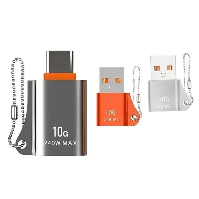 10A OTG USB 3.0 유형 C 어댑터 USB 여성 USB C 남성 고속 충전 어댑터 Xiaomi 삼성 Macbook 노트북 PC 용 OTG USB C