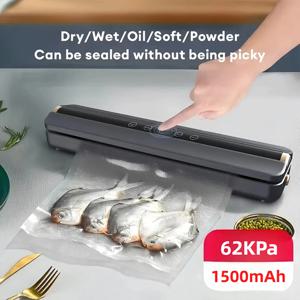 무선 충전 진공 식품 실러 기계, 미니 가정용 식품 포장 실러 기계, 플라스틱 도장 신선도 절약