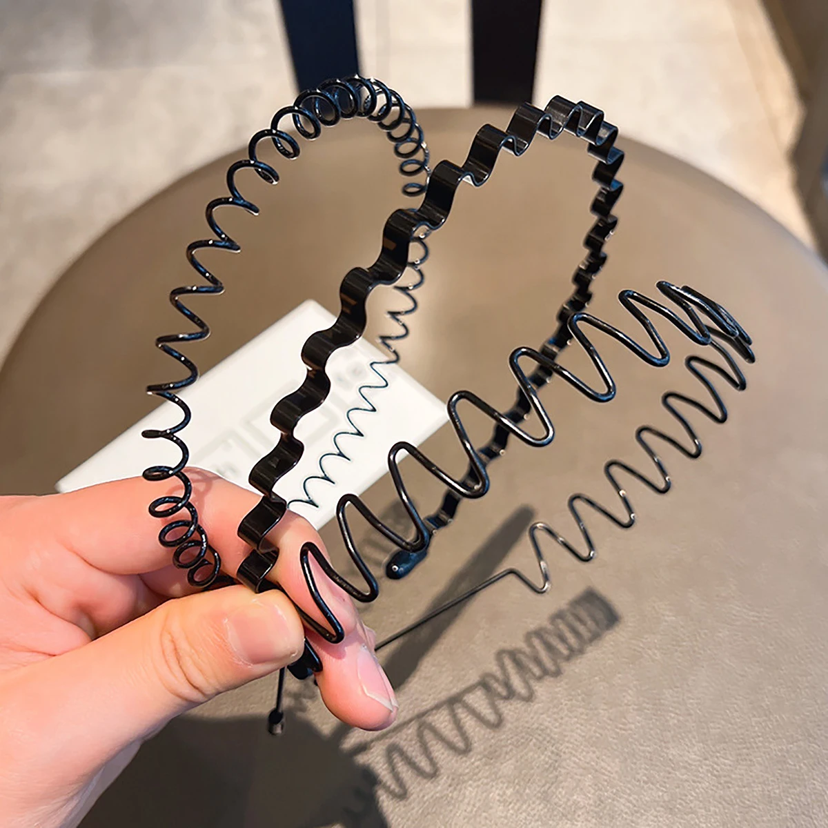 남성용 헤어 농구 단순화 된 한국어 패션 워시 페이스 안티 슬립 헤드 농구 스포츠 보이지 않는 헤어 클립 여성용 헤어 농구