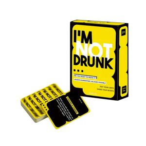 나는 술에 취하지 않았습니다! 성인을 위한 카드 게임 게임 밤 및 암탉 파티를 위한 재미있는 음주 게임 데스크탑 게임 생일 선물