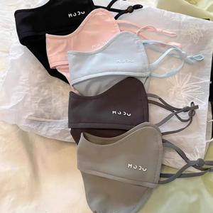 패션 통기성 얼음 실크 마스크 안티 UV 선스크린 마스크 라이딩 페이스 마스크 야외 스포츠