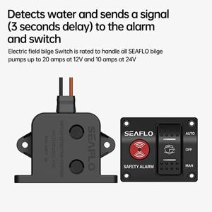 해양 수위 감지 스위치 패널 자동 경보 시스템 빌지 펌프 경보 감지 액세서리