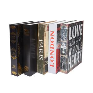 크리 에이 티브 시력 비밀 책 금고 돈 보석 저장소 숨겨진 구획 금속 케이스 키 잠금 시뮬레이션 클래식 책 스타일