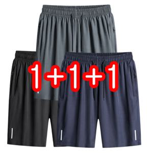 1+1+1 반바지 아이스 쿨링 냉감 시원한 헬스 운동 러닝 달리기 바지 팬츠 여름 기성