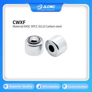 1pcs 탄소/스테인레스 스틸 프레스 피트 전송 볼 캐스터 볼 직경 8/15mm 컨베이어 가구 기계 DIY 용 범용 롤러