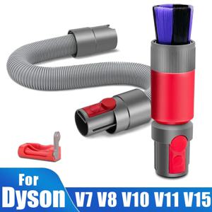 다이슨 V7 V8 V10 V11 V15 진공 청소기 부착물, 스크래치 방지 먼지 브러시 유연한 연장 호스 교체 부품
