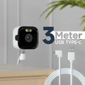 HEIYOUCAM 창 카메라 - 실외 카메라 대체 |   2.4/5GHz 와이파이 |   3MP 해상도 |   창문을 통한 풀컬러 야간 투시경 |