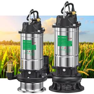 농업 정원 사용을 위한 하수 배수 워터 펌프용 5/10 미터 리프트가 있는 스테인레스 스틸 잠수정 방류 펌프