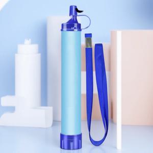 캠핑 하이킹을위한 휴대용 야외 정수기 필터 강과 호수를위한 비상 생존 깨끗한 물 2023