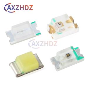 100PCS 0402 0603 0805 1206 SMD LED 다이오드 백색 적색 황색 에메랄드 그린 블루 퍼플 오렌지 발광 다이오드 1608 2012 3216