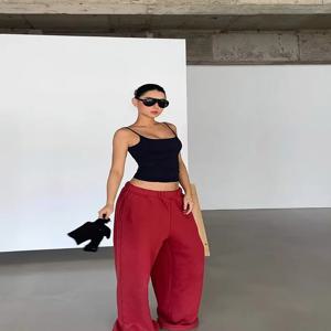 여름 신상 여성 상의, 단색 스파이시 캐미솔 베스트, 섹시 슬림핏 숏 베스트