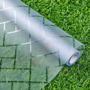 창 개인 정보 보호 필름 젖빛 유리 정전기 스티커 홈 오피스 욕실 장식에 적합한 PVC 커버 창 스티커