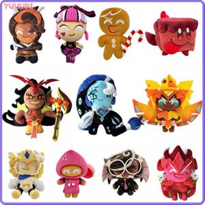 그림자 우유 쿠키 플러시 장난감 부드러운 인형 만화 게임 쿠키 실행 왕국 그림 인형 케이크 개 베개 키즈 친구 생일 선물