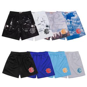 2025 뉴 에릭 에마누엘 EE 베이직 메쉬 반바지 클래식 짐 반바지 남성 농구 스포츠 캐주얼 반바지 러닝 반바지 비치 반바지