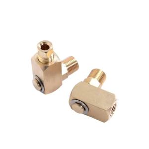 10개 PLH-418 회전 스위블 엘보우 90 °   유압식 퀵 커플러 360 °   조절 가능한 직각 피팅