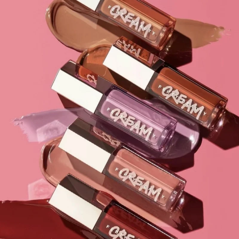 패션 Fenty 뷰티 립글레이즈 모이스턴 샤인 글리터 립 플럼퍼 메이크업 초보자를위한 리퀴드 립스틱 여성 메이크업 화장품