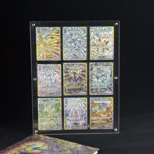 9pcs Diy Ptcg Eeveelution Sv8A 일본어 버전 컬렉션 카드 거친 플래시 클래식 Umbreon Sylveon 카드 어린이 생일 선물