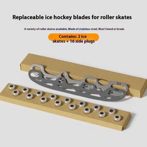 인라인 피겨 스케이트 신발용 스테인레스 스틸 220/253/290MM 블레이드, 블레이드 세트