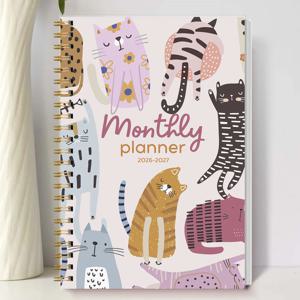 2026-2027 A5 주간 및 월간 플래너 노트북 – 2026년 1월부터 2027년 12월까지 캘린더 및 메모, 학교 및 사무용품이 포함된 정리 도구
