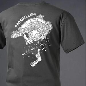 The Fired Bullet 패션 티셔츠 스트리트웨어 100% 코튼 루즈 탑 통기성 티셔츠 군사 매니아