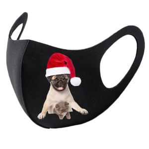 1개 방진 세척 가능 마스크 크리스마스 애완동물 마스크 만화 보호 휴일 인기 재미있는 다양한 스타일 일상 다기능