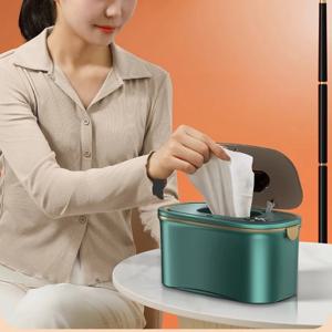 아기 물티슈 워머 일정 온도 유지 히팅 박스 휴대용 습기 유지 고용량 PP 소재 이중 버클 안전 고정