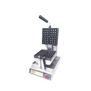 핫 세일 220v 미국 플러그 타입 상업용 주방 장비 미니 전기 와플 메이커 사각형 미니 와플 메이커