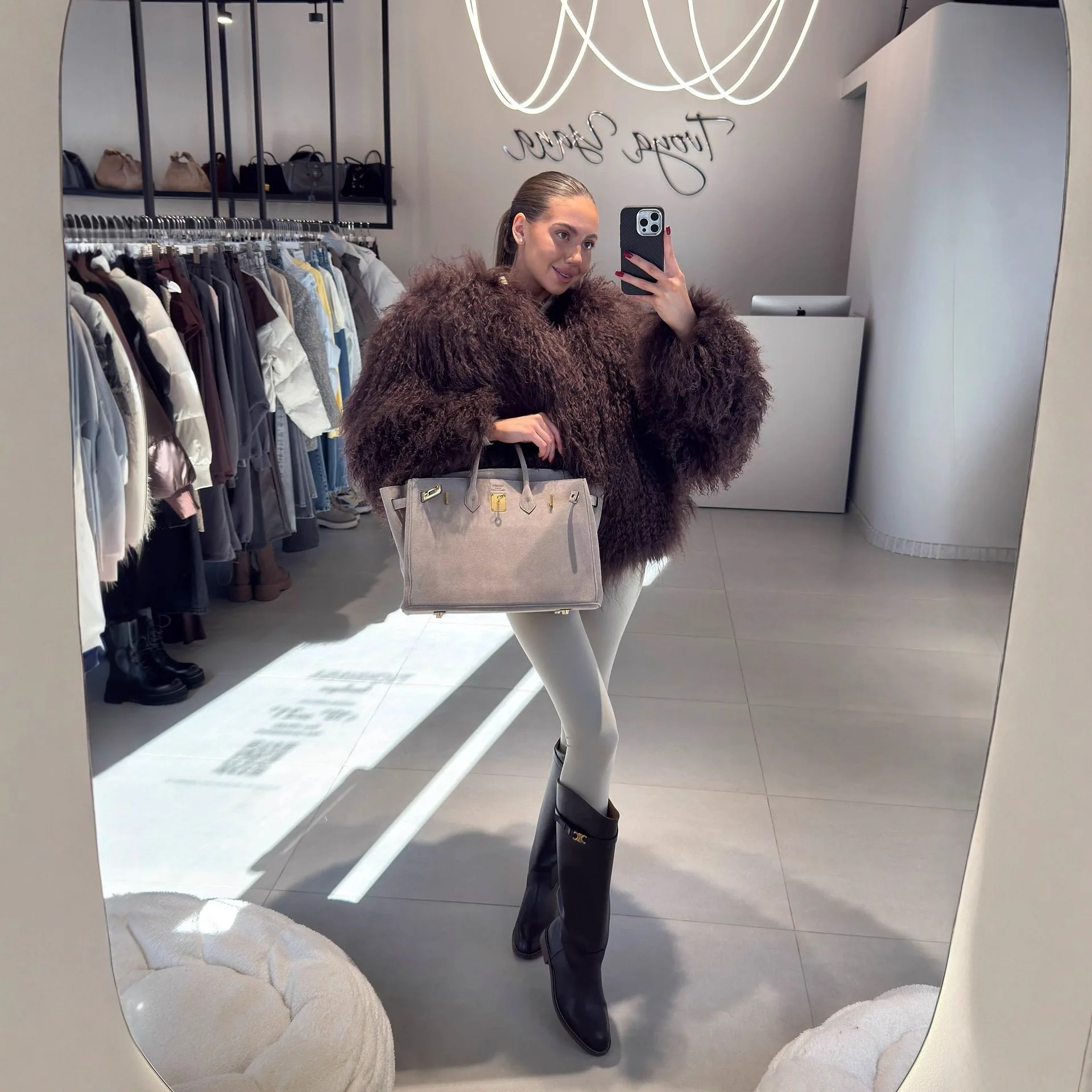 KIDCRKJ 겨울 패션 여성 인조 모피 코트 따뜻한 짧은 롱 헤어 여성 인조 모피 재킷 다용도 곱슬 여성 양털 재킷