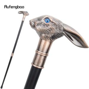 레드 코퍼 토끼 긴 귀 신사 지팡이 패션 워킹 스틱 신사 공연용 지팡이 92cm