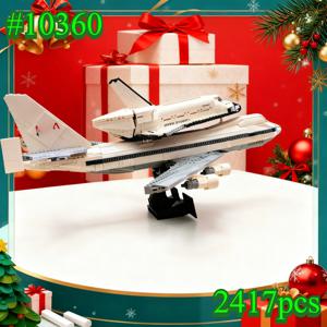 레고 호환 중장비 항공기 모델 10360 블록 세트 크리스마스 선물용 2417개