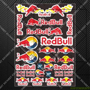 레드불 오토바이 스티커 헬멧 탱크 데칼 로고 엠블럼용 비닐