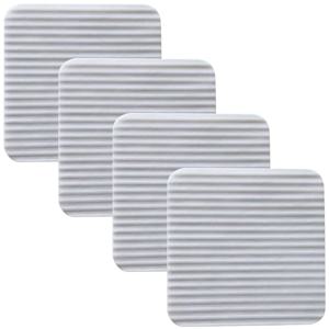 4개입 미끄럼 방지 러그 테이프 프리미엄 카펫 패드 하드우드 바닥용 러그 고정용 미끄럼 방지 스티커 나무 타일용