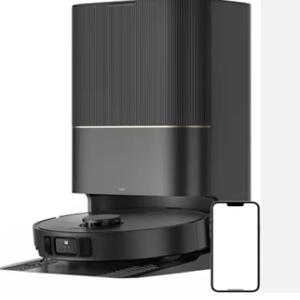 드리미 X40 울트라 로봇 청소기 탈착식 물걸레, 12,000Pa 흡입력, 사이드 브러시로 광범위한 청소