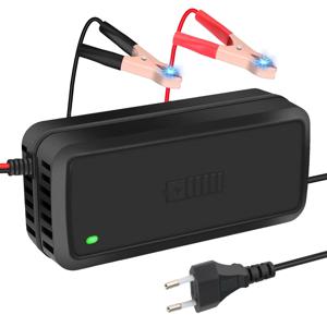 3단계 납산 AGM GEL 배터리 충전기 완전 자동 자동차 배터리 충전기 12V 5A 지능형 고속 충전