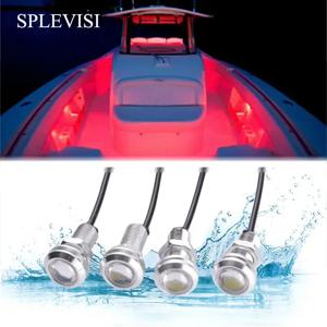 RXP-X 260 AMPHIBIANS QUADSKI Seadoo RXT-X Seadoo GTX WaveRunner PWC용 방수 수중 LED 보트 라이트 실버, 4x