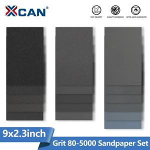 XCAN 샌드페이퍼 세트 물 건조 샌딩 페이퍼 9x3.6 인치 목재 금속 자동차 연마 용 연마 샌더 종이