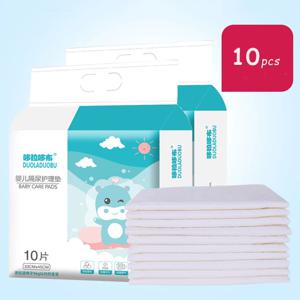 아기 일회용 변경 패드 10pcs 유아 Underpads 방수 기저귀 통기성 침대 테이블 보호대 매트 베이비 케어 매트리스